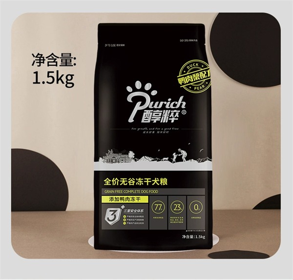 醇粹鸭肉冻干犬粮测评