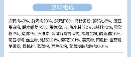 领先鸭肉梨烘焙狗粮