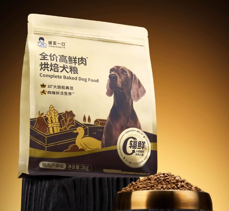 诚实一口黑金鲜肉烘焙犬粮全面测评