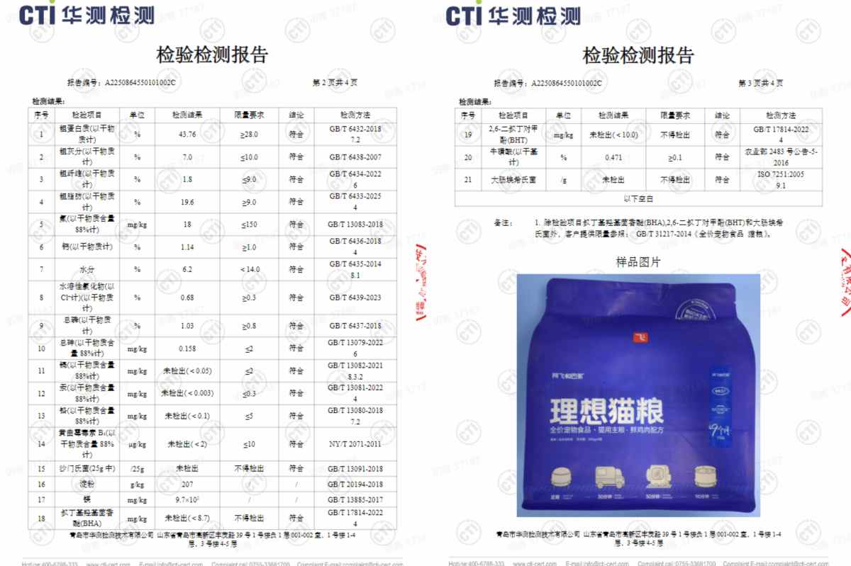 阿飞和巴弟理想猫粮测评