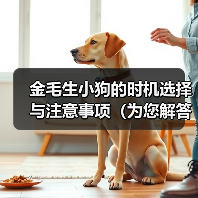 金毛生小狗的时机选择与注意事项(为您解答金毛生小狗的最佳时间及相关知识)(图2) 金毛生小狗的时机选择与注意事项(为您解答金毛生小狗的最佳时间及相关知识)(图2)
