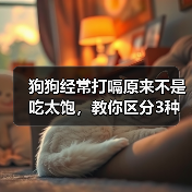 狗狗经常打嗝原来不是吃太饱,教你区分3种病理原因(图1) 狗狗经常打嗝原来不是吃太饱,教你区分3种病理原因(图1)