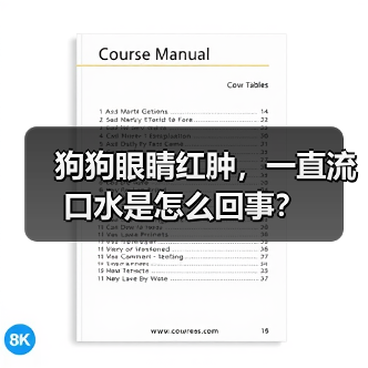 狗狗眼睛红肿，一直流口水是怎么回事？