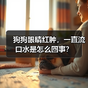 狗狗眼睛红肿，一直流口水是怎么回事？