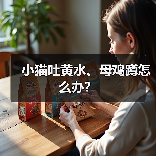 小猫吐黄水、母鸡蹲怎么办？