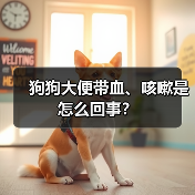 狗狗大便带血、咳嗽是怎么回事？