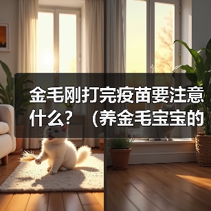 金毛刚打完疫苗要注意什么?(养金毛宝宝的小心事,保证它健康快乐成长) 金毛刚打完疫苗要注意什么?(养金毛宝宝的小心事,保证它健康快乐成长)