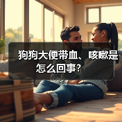 狗狗大便带血、咳嗽是怎么回事？