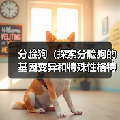 分脸狗(探索分脸狗的基因变异和特殊性格特征)(图1) 分脸狗(探索分脸狗的基因变异和特殊性格特征)(图1)