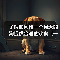 了解如何给一个月大的狗提供合适的饮食（一月龄狗宝宝的饮食需求及建议）（图1）
