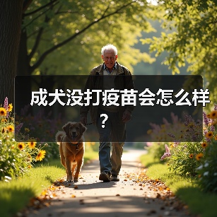 成犬没打疫苗会怎么样？（图1）