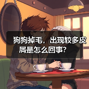 狗狗掉毛，出现较多皮屑是怎么回事？（图1）