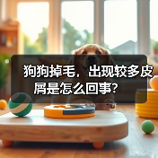 狗狗掉毛，出现较多皮屑是怎么回事？（图4）