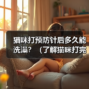 猫咪打预防针后多久能洗澡?(了解猫咪打完疫苗后的洗澡时间和注意事项)(图4) 猫咪打预防针后多久能洗澡?(了解猫咪打完疫苗后的洗澡时间和注意事项)(图4)