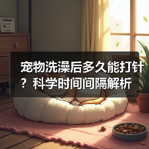 宠物洗澡后多久能打针?科学时间间隔解析(图2) 宠物洗澡后多久能打针?科学时间间隔解析(图2)