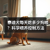 泰迪犬每天吃多少狗粮？科学喂养控制方法（图2）