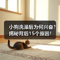 小狗洗澡后为何兴奋?揭秘背后15个原因!(图3) 小狗洗澡后为何兴奋?揭秘背后15个原因!(图3)
