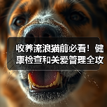 收养流浪猫前必看！健康检查和关爱管理全攻略（图1）