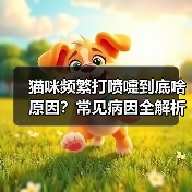 猫咪频繁打喷嚏到底啥原因？常见病因全解析（图1）