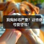 狗狗掉毛严重?这些信号要警惕!(图2) 狗狗掉毛严重?这些信号要警惕!(图2)