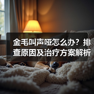 金毛叫声哑怎么办?排查原因及治疗方案解析(图2) 金毛叫声哑怎么办?排查原因及治疗方案解析(图2)