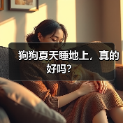 狗狗夏天睡地上，真的好吗？（图3）