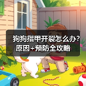狗狗指甲开裂怎么办?原因+预防全攻略(图1) 狗狗指甲开裂怎么办?原因+预防全攻略(图1)