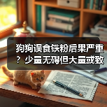 狗狗误食铁粉后果严重？少量无碍但大量或致中毒（图4）