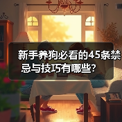 新手养狗必看的45条禁忌与技巧有哪些？（图2）