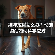 猫咪拉稀怎么办？幼猫腹泻如何科学应对（图1）