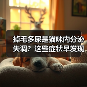 掉毛多尿是猫咪内分泌失调？这些症状早发现早治疗（图3）