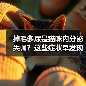 掉毛多尿是猫咪内分泌失调？这些症状早发现早治疗（图4）
