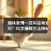 猫咪发情一直叫是难受吗?科学缓解方法揭秘(图2) 猫咪发情一直叫是难受吗?科学缓解方法揭秘(图2)