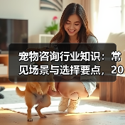 宠物咨询行业知识:常见场景与选择要点,2026年必读(图1) 宠物咨询行业知识:常见场景与选择要点,2026年必读(图1)