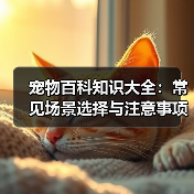 宠物百科知识大全:常见场景选择与注意事项指南(图1) 宠物百科知识大全:常见场景选择与注意事项指南(图1)