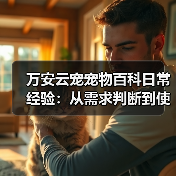 万安云宠宠物百科日常经验:从需求判断到使用维护5大方法(图1) 万安云宠宠物百科日常经验:从需求判断到使用维护5大方法(图1)