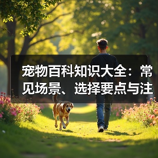 宠物百科知识大全:常见场景、选择要点与注意事项(图1) 宠物百科知识大全:常见场景、选择要点与注意事项(图1)