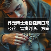 养宠博士宠物健康日常经验:需求判断、方案选择和避坑指南(图2) 养宠博士宠物健康日常经验:需求判断、方案选择和避坑指南(图2)