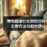 宠物健康行业趋势分析:实用方法与服务建议2026(图3) 宠物健康行业趋势分析:实用方法与服务建议2026(图3)